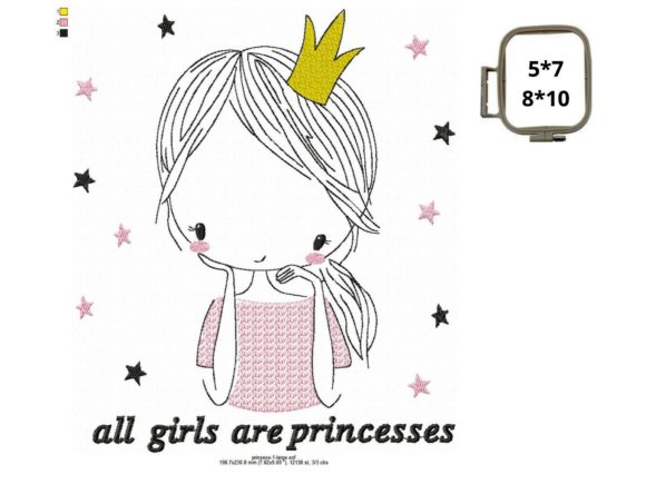 Review: All Girls Are Princesses Embroidery Design