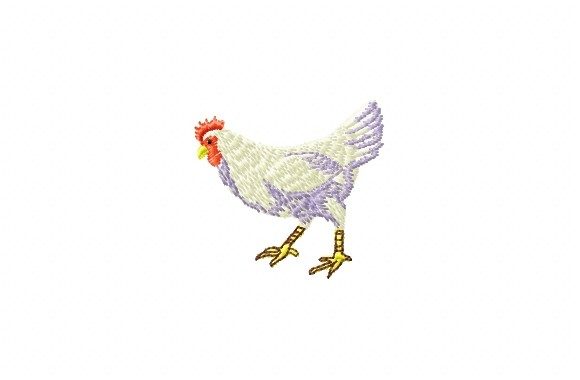 Reviewing the Chicken Design for Holiday Embroidery